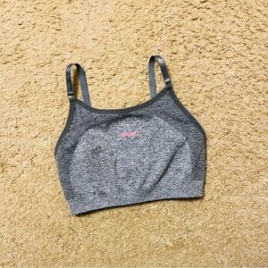 Gymshark Gray Sports Bra Medium Impact Performance